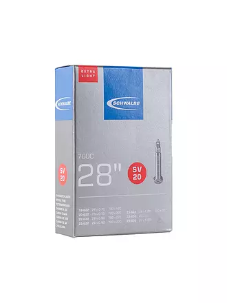 SCHWALBE | Camera d'aria per bicicletta n. 20 Extra Light SV50 (28"/700C) |